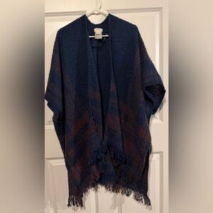 Style & Co. Open-Front Fringe-Trim Kimono - One Size